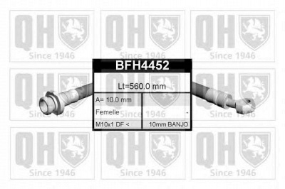 QUINTON HAZELL bfh4452 -  Тормозной шланг
